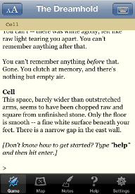 Start screenshot